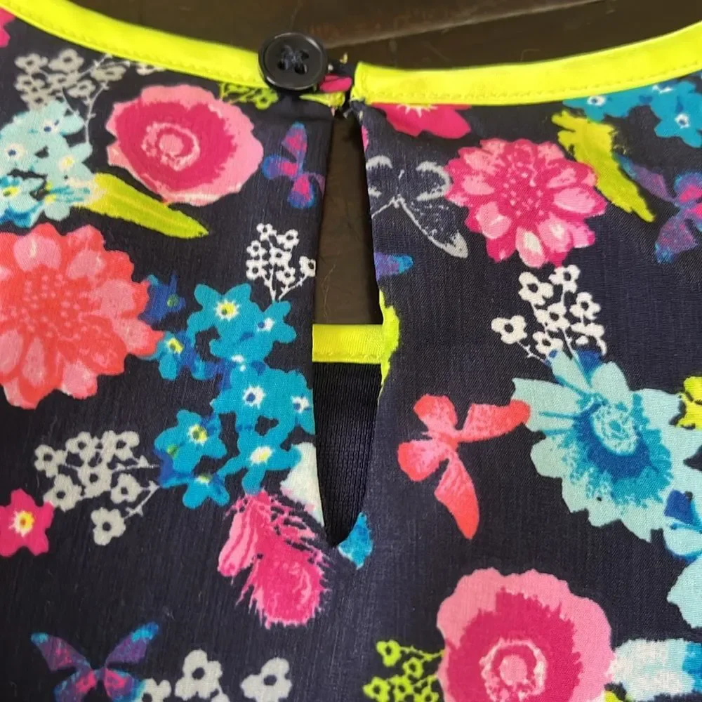 Girl's clothes bundle dresses and denim jacket Sz 4, XS(5) floral